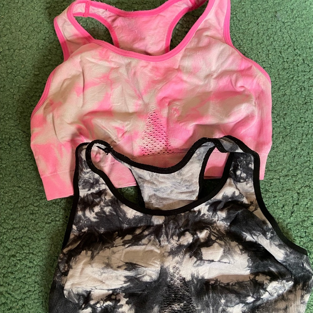 TWO tie dye sports bars